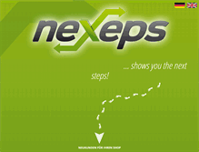 Tablet Screenshot of nexeps.com